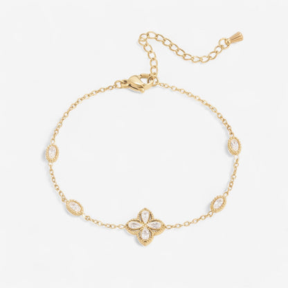 Clover Crystal Bracelet