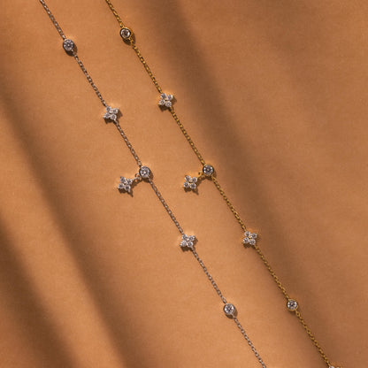 Ivy Diamond Station Necklace