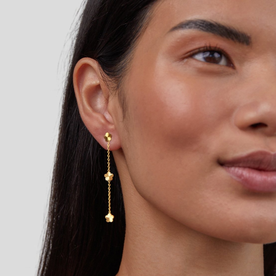 Juliette Floral Chain Earrings