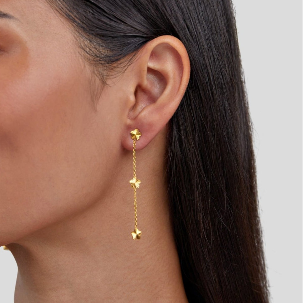 Juliette Floral Chain Earrings