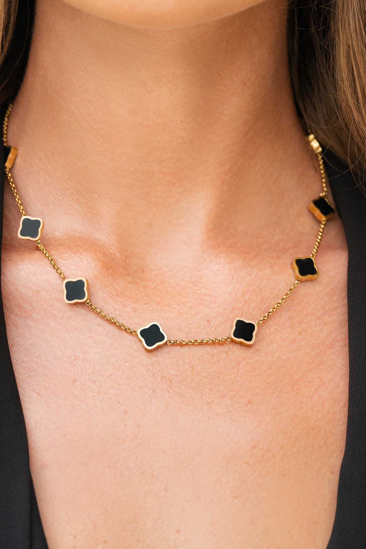 Celine Ten Clover Necklace