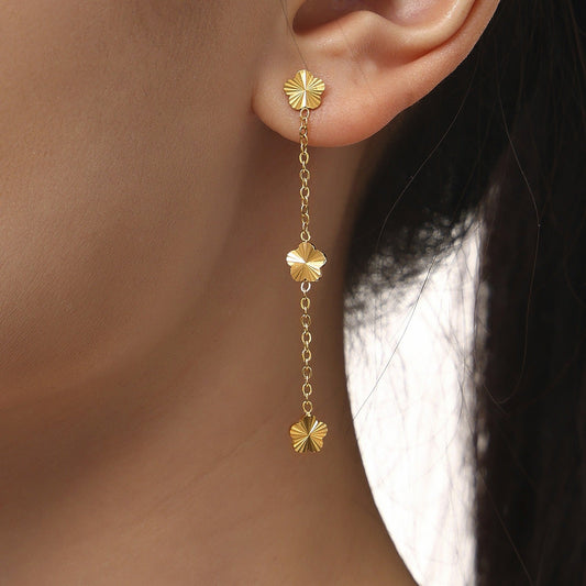 Juliette Floral Chain Earrings