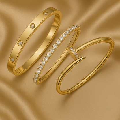 Eternity Elegance Stack Gold