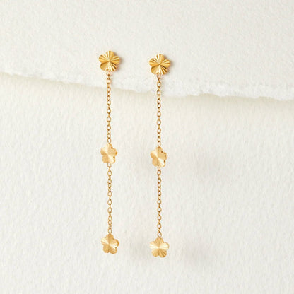 Juliette Floral Chain Earrings